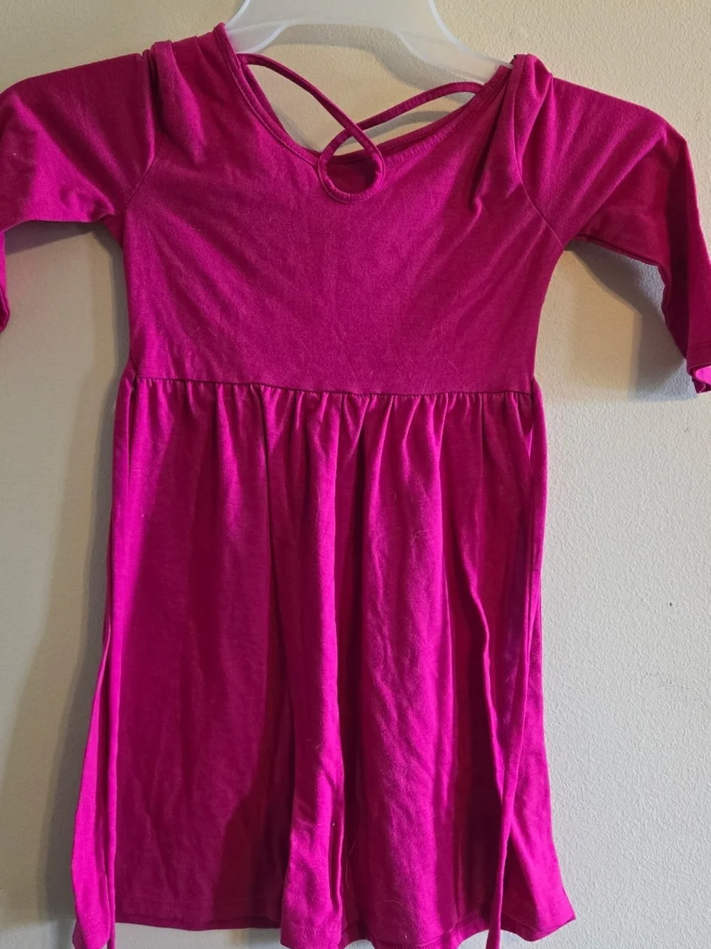 Justice Hot Pink Girls Dress Size 6/7